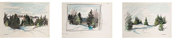 Three Drawings par Frederick Simpson Coburn
