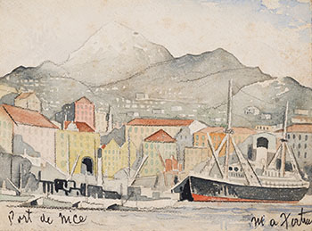 Port de Nice by Marc-Aurèle Fortin