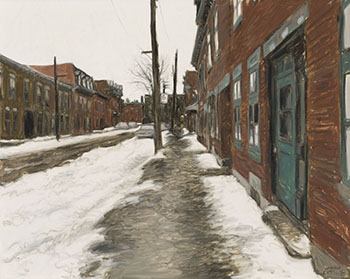 Une journée de mars, Rue Chateauguay by John Geoffrey Caruthers Little