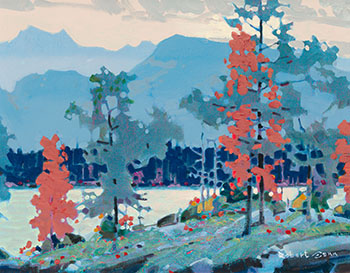 October on the Jasper Parkway by Robert Genn