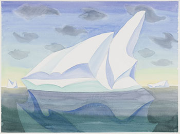 Iceberg Image #6 par Doris Jean McCarthy
