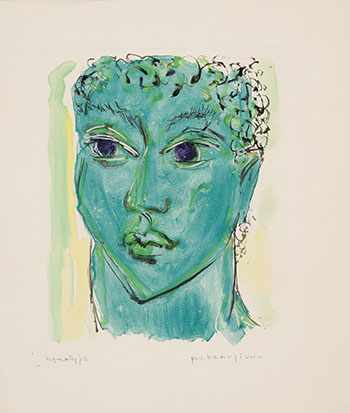 Portrait (Visage vert) by Paul Vanier Beaulieu