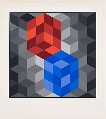 Deutron RB by Victor Vasarely