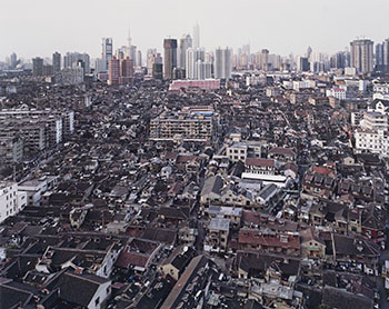 Urban Renewal #4, Old City Overview, Shanghai, China by Edward Burtynsky