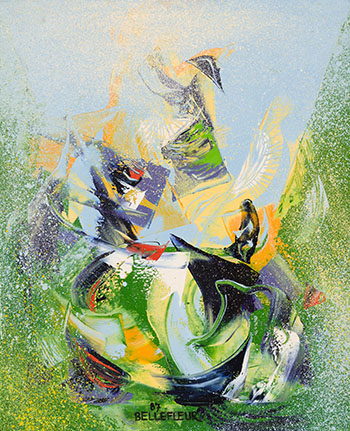 Pic de l’aurore by Léon Bellefleur