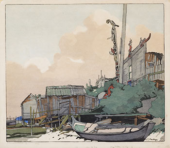 Mamalilicoola, B.C. by Walter Joseph (W.J.) Phillips