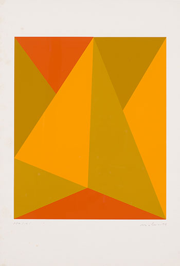 Triangulaire Ocre by Guido Molinari