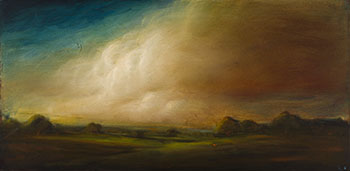 California Hills / Red Sky by David Bierk