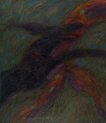 Man Running with Dog by John Graham Coughtry