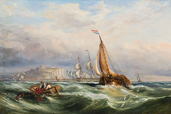 Nautical Scene by Ebenezer Colls