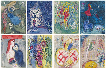 Cirque par Marc Chagall