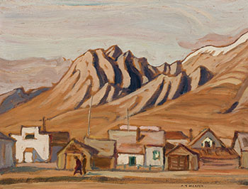Canmore, Alberta / Landscape (verso) par Alexander Young (A.Y.) Jackson