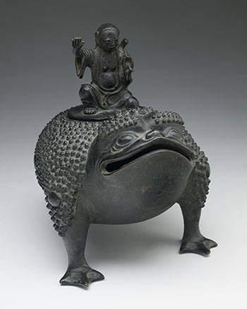 Chinese Bronze Censer of Liu Hai and a Three-Legged Toad, Ming Dynasty, 16th/17th Century par  Chinese Art