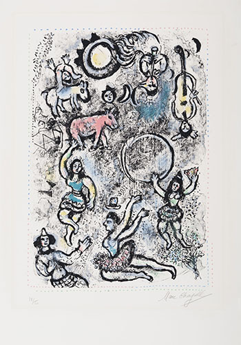 The Tumblers par Marc Chagall