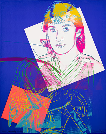 Wayne Gretzky #99 (F.&S.II.306) par Andy Warhol