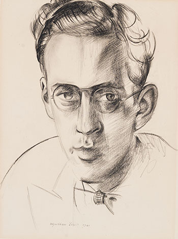 Portrait of Douglas LePan by Percy Wyndham Lewis