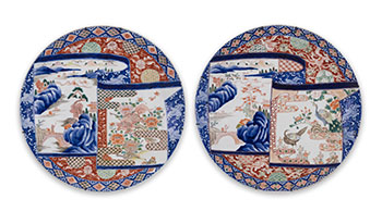 A Pair of Large Japanese Imari Chargers, Meiji Period, Late 19th Century par  Japanese Art