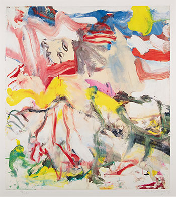 Figures in Landscape VI by Willem De Kooning