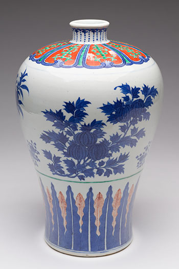 An Unusual Chinese Doucai ‘Fruits’ Meiping Vase, Late Qing Dynasty by  Chinese Art