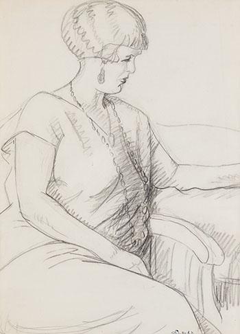 Seated Figure par John Goodwin Lyman