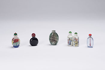 Five Small Chinese Snuff Bottles, 19th/20th Century par  Chinese Art