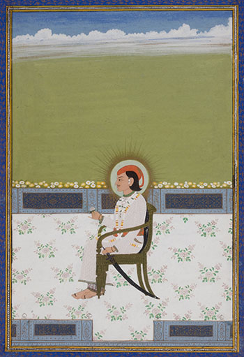 A Pahari (Possibly Kangra) Painting of a Prince, 18th/19th Century par Indian Art