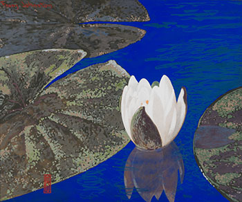 Water Lily by Frank Hans (Franz) Johnston