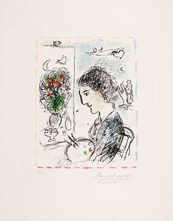 The Flowering Trestle by Marc Chagall