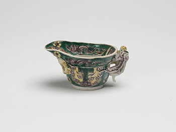 A Chinese Famille Verte Libation Cup, Kangxi Period (1664-1722) by  Chinese Art