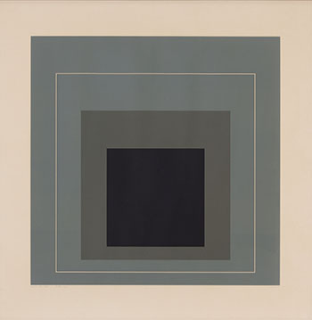 WLS IX, from White Line Squares (Series II) by Josef Albers