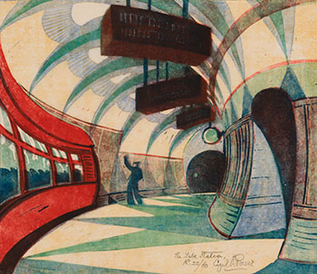 The Tube Station by Cyril Power