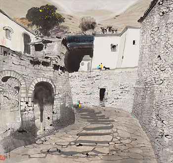 Family in Taihang Mountain by Huo Genzhong
