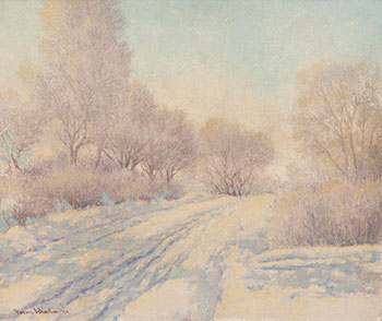 Frost and Snow by Frank Hans (Franz) Johnston