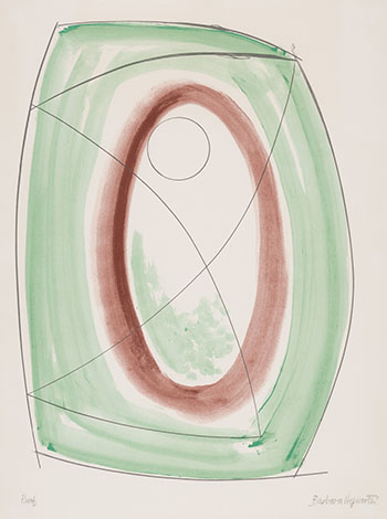 November Green (Opposing Forms series) by Barbara Hepworth