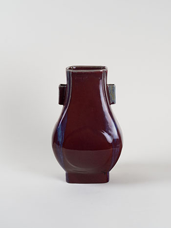 A Chinese Flambé Glazed Fanghu Vase, Daoguang Mark and Possibly of the Period (1821-1850) par  Chinese Art