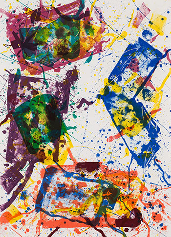 Untitled (Lembark 254, SF-269) by Sam Francis