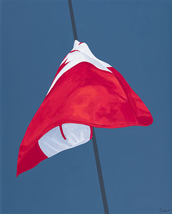 The Painted Flag par Charles Pachter