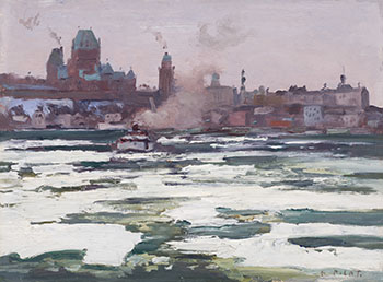 Ice Floes, Quebec by Robert Wakeham Pilot