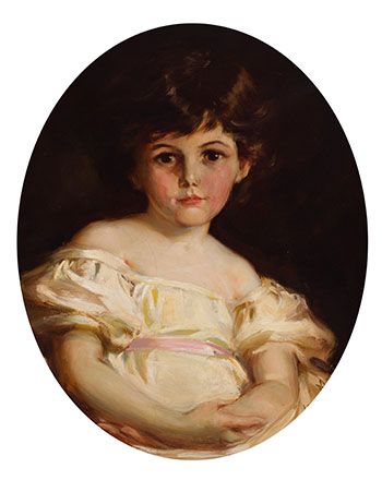 Portrait of a Young Girl by Laura Adelaine Muntz Lyall