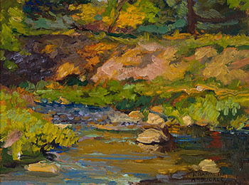 A Quiet Summer Stream par George Franklin Arbuckle