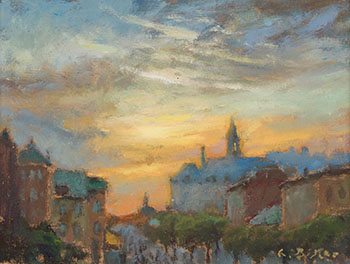 Dusk, Old Montreal by Antoine Bittar