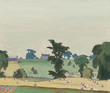 Farmland, Lake Simcoe par Alfred Joseph (A.J.) Casson