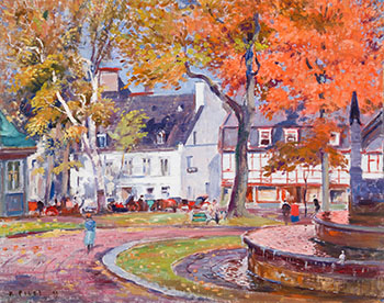 Place d'Armes, Québec by Robert Wakeham Pilot