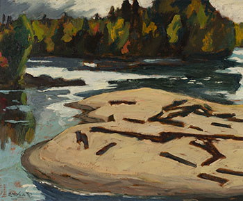 Beach Logs by Edwin Headley Holgate
