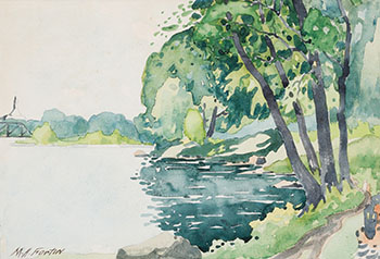 Rivière des Prairies by Marc-Aurèle Fortin