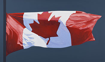 Painted Flag by Charles Pachter