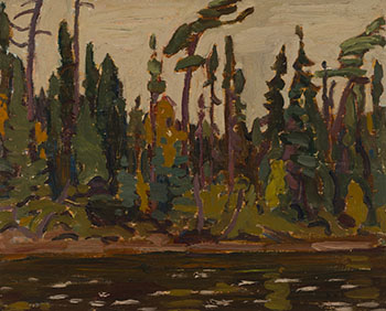 Trees by the River (Algoma) by Alexander Young (A.Y.) Jackson