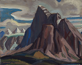 Mountain Peaks, Canadian Rockies by Arthur Lismer
