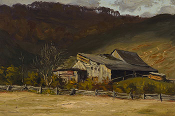 Abandoned Farm (Study for Deserted Barn, Laurentians) by Lawren Stewart Harris