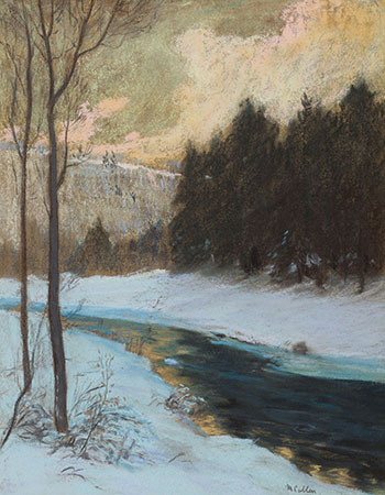 The River in Winter by Maurice Galbraith Cullen